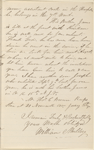 Mullery, William, ALS to WW. Oct. 21, 1864.