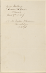Mullery, Jesse, ALS to WW. Dec. 21, 1864.