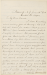 Mullery, Jesse, ALS to WW. Jan. 23, 1865.