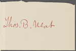 Neat, Thomas B., ALS to WW. Feb. 2, 1864.