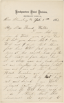 Neat, Thomas B., ALS to WW. Feb. 2, 1864.