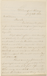 Small, Alvah. H., ALS to WW. Jul. 24, 1863.