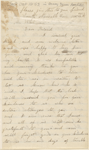 Stilwell, Julia, on behalf of James S. Stilwell, ALS to WW. Oct. 13, 1863.