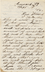 Stilwell, James S., ALS to WW. Sep. 2, 1864.