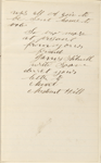 Stilwell, James S., ALS to WW. Sep. 27, 1864.