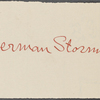 Storms, Herman, ALS to WW. Jan. 11, 1865.