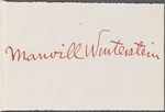 Winterstein, Manvill, ALS to WW. Mar. 1, 1875.