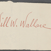 Wallace, William W., ALS to WW. Jul. 1, 1863.