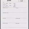 Stage manager's daily reports