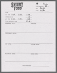 Stage manager's daily reports