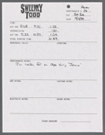 Stage manager's daily reports