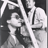 Billy Dee Williams and George Voskovec in the stage production Slow Dance on the Killing Ground