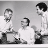 Jack Gilford, George C. Scott and Arthur Penn in rehearsal for the stage production Sly Fox