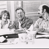Gretchen Wyler, Jack Gilford and Hector Elizondo in rehearsal for the stage production Sly Fox