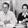 George C. Scott and Trish Van Devere in rehearsal for the stage production Sly Fox