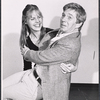 Trish Hawkins and Ralph Williams in rehearsal for the stage production Some of My Best Friends