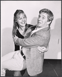 Trish Hawkins and Ralph Williams in rehearsal for the stage production Some of My Best Friends