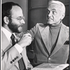 Bob Balaban and Ted Knight in rehearsal for the stage production Some of My Best Friends