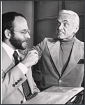 Bob Balaban and Ted Knight in rehearsal for the stage production Some of My Best Friends