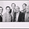Harold Prince, Ted Knight and the production team in rehearsal for the stage production Some of My Best Friends