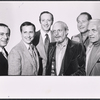 Harold Prince, Ted Knight and production team in rehearsal for the stage production Some of My Best Friends