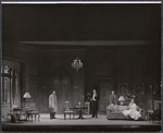 Leo G. Carroll, Howard St. John, Robert Hardy and Jessie Royce Landis in the stage production Someone Waiting