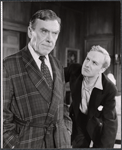 Leo G. Carroll and Robert Hardy in the stage production Someone Waiting
