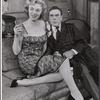 Leo G. Carroll [right] and unidentified in the stage production Someone Waiting