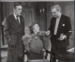 Leo G. Carroll, Brook Byron and Robert Hardy in the stage production Someone Waiting