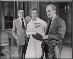 Leo G. Carroll, Jessie Royce Landis and Robert Hardy in the stage production Someone Waiting