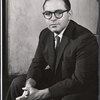 Playwright Ernest Kinoy in publicity photo for the stage production Something About a Soldier