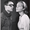 Sal Mineo and Gretchen Walther in rehearsal for the stage production Something About a Soldier