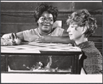 Claudia McNeil and Victoria Zussin in rehearsal for the stage production Something Different