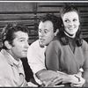 Gabriel Dell, Bob Dishy and Linda Lavin in rehearsal for the stage production Something Different