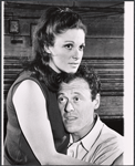 Linda Lavin and Bob Dishy in rehearsal for the stage production Something Different