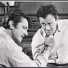 Gabriel Dell and Bob Dishy in rehearsal for the stage production Something Different