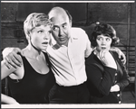 Maureen Arthur, Carl Reiner and Helena Carroll in rehearsal for the stage production Something Different