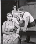 Joseph Sirola, Hope Arthur and unidentified [left] in the stage production Song for a Certain Midnight