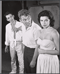 Roberto Rodriguez, Joseph Sirola and Hope Arthur in the stage production Song for a Certain Midnight