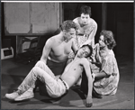 Joseph Sirola, Roberto Rodriguez and unidentified others in the stage production Song for a Certain Midnight