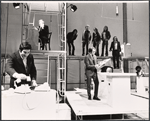 Barry Bostwick and unidentified others in the stage production Soon