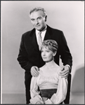 Jeannie Carson and Donald Scott in the stage production The Sound of Music