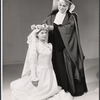 Jeannie Carson and Elizabeth Howell in the stage production The Sound of Music