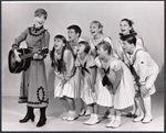 Jeannie Carson and ensemble in the stage production The Sound of Music