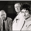 Melvyn Douglas, Alan North and Tresa Hughes in rehearsal for the stage production Spofford