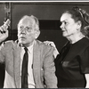 Melvyn Douglas and Pert Kelton in rehearsal for the stage production Spofford