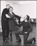 Josip Elic, Shirl Bernheim and unidentified in the stage production Stag Movie