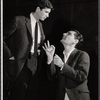 Anthony Perkins and Richard Benjamin in publicity for the stage production The Star-Spangled Girl 