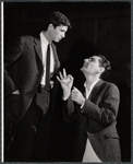 Anthony Perkins and Richard Benjamin in publicity for the stage production The Star-Spangled Girl 