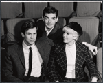 Anthony Perkins, Richard Benjamin and Connie Stevens in publicity photo for the stage production The Star-Spangled Girl